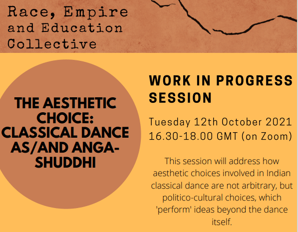 The Aesthetic Choice: Classical Dance as/and&nbsp;Angashuddhi