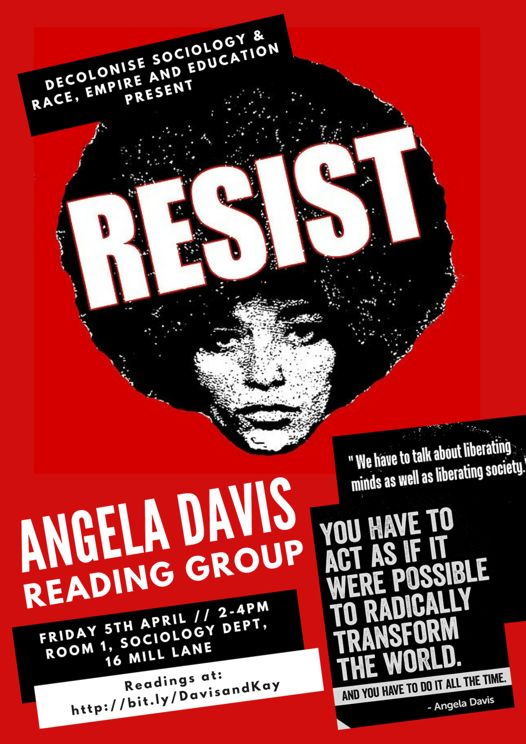 Resist – Angela Davis Reading&nbsp;Group